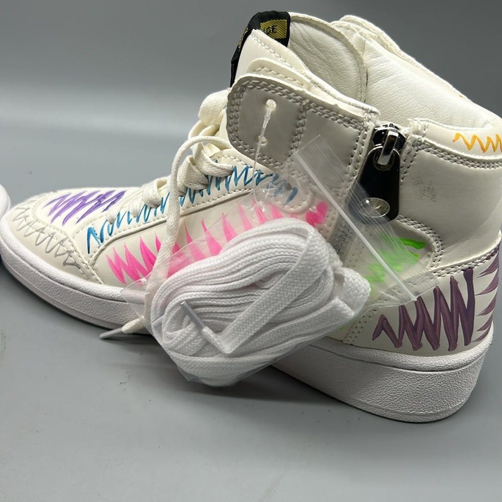 Vintage Havana Dream Colorful High top leather Sneaker Sz 7.5 NWOT - Picture 5 of 6